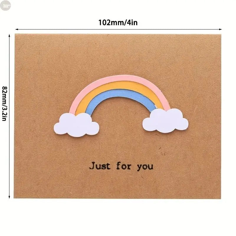 12 PC 3D Greeting Card Set - Brownstick