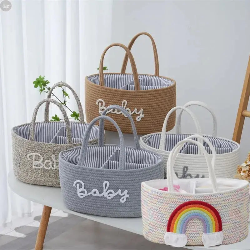 All-in-One Portable Travel Mommy Bag Brownstick