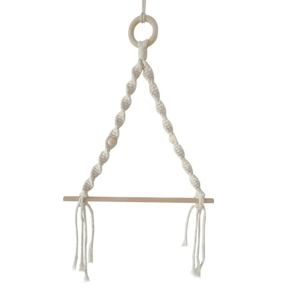Nordic Wooden Stick Toilet Paper Holder – Boho Macrame Brownstick