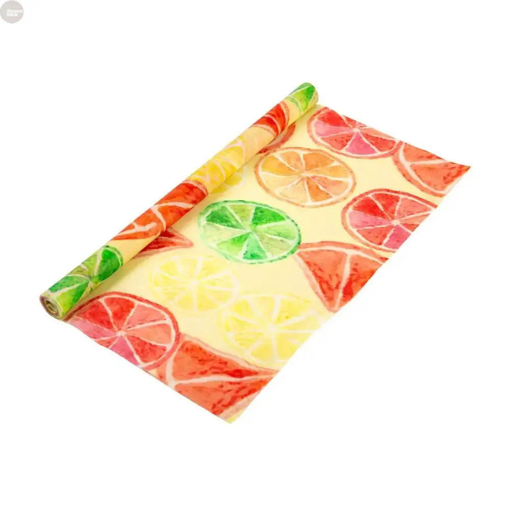 Reusable Beeswax Food Wrap – Organic Cotton Plastic-Free Kitchen Cloth (100×30 cm) Brownstick