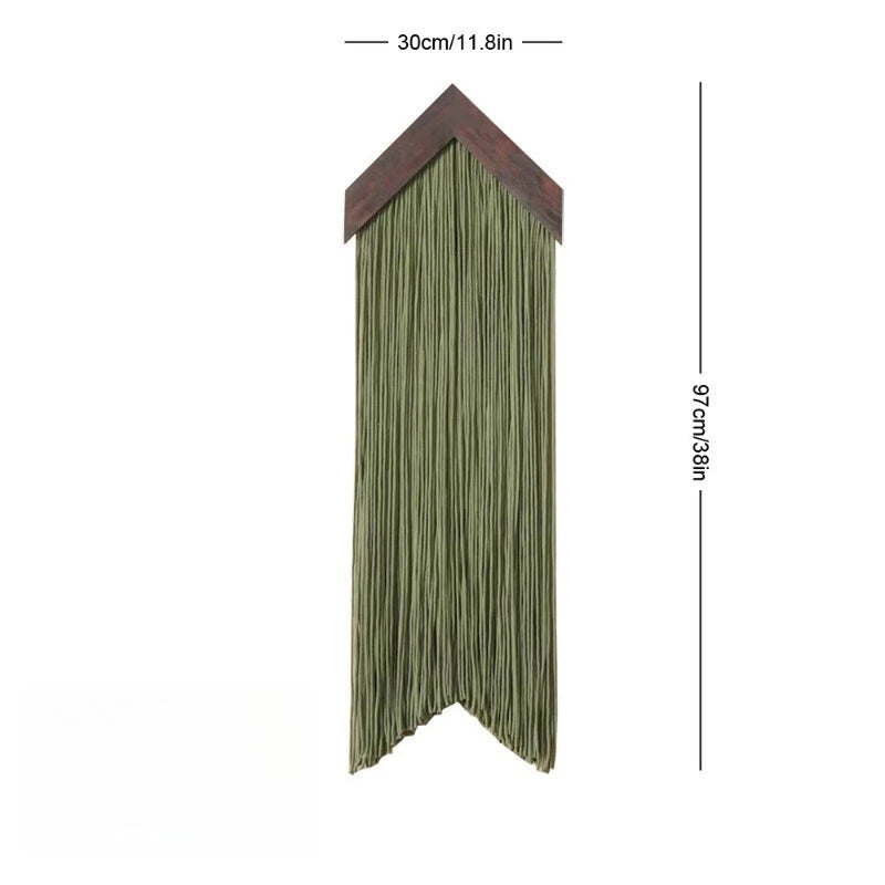 Bohemian Tassel Cotton Rope Wall Hanging – Cloud Design Brownstick