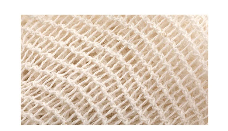 Natural Jute Shower Scrubber Brownstick