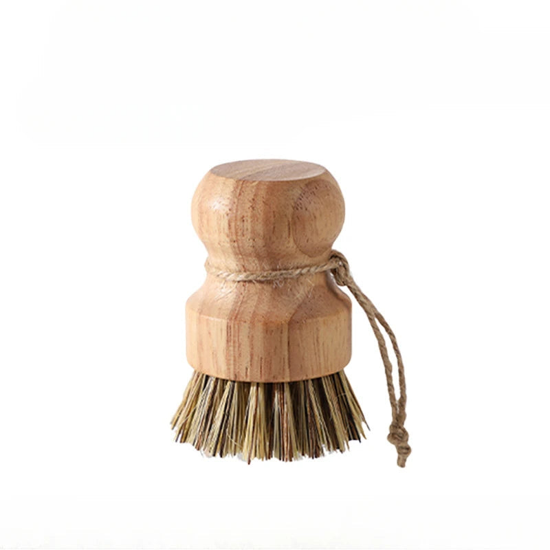 Natural Sisal & Coconut Palm Dishwashing Brush Brownstick