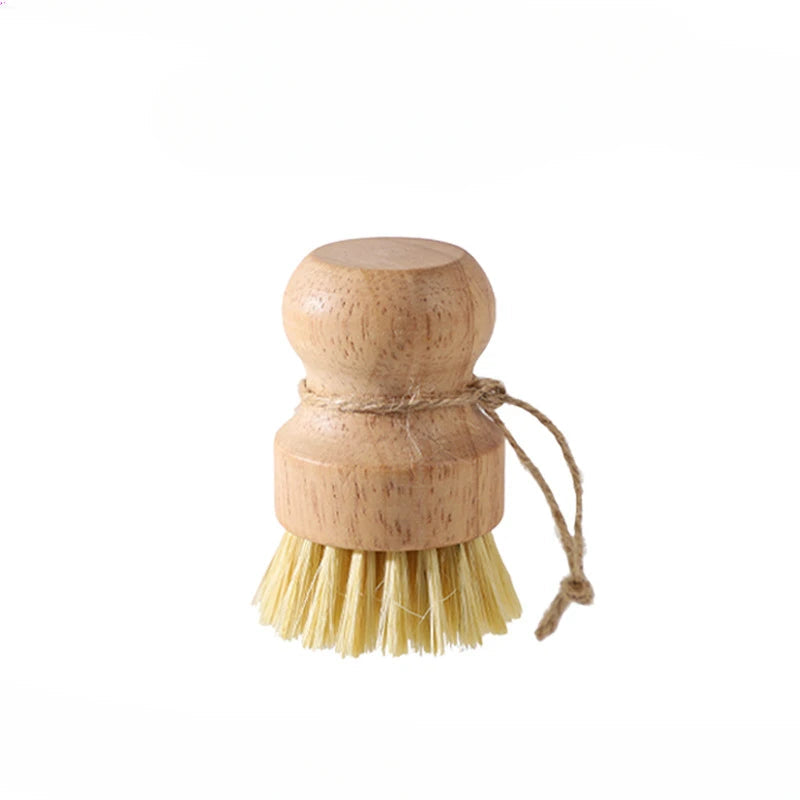 Natural Sisal & Coconut Palm Dishwashing Brush Brownstick