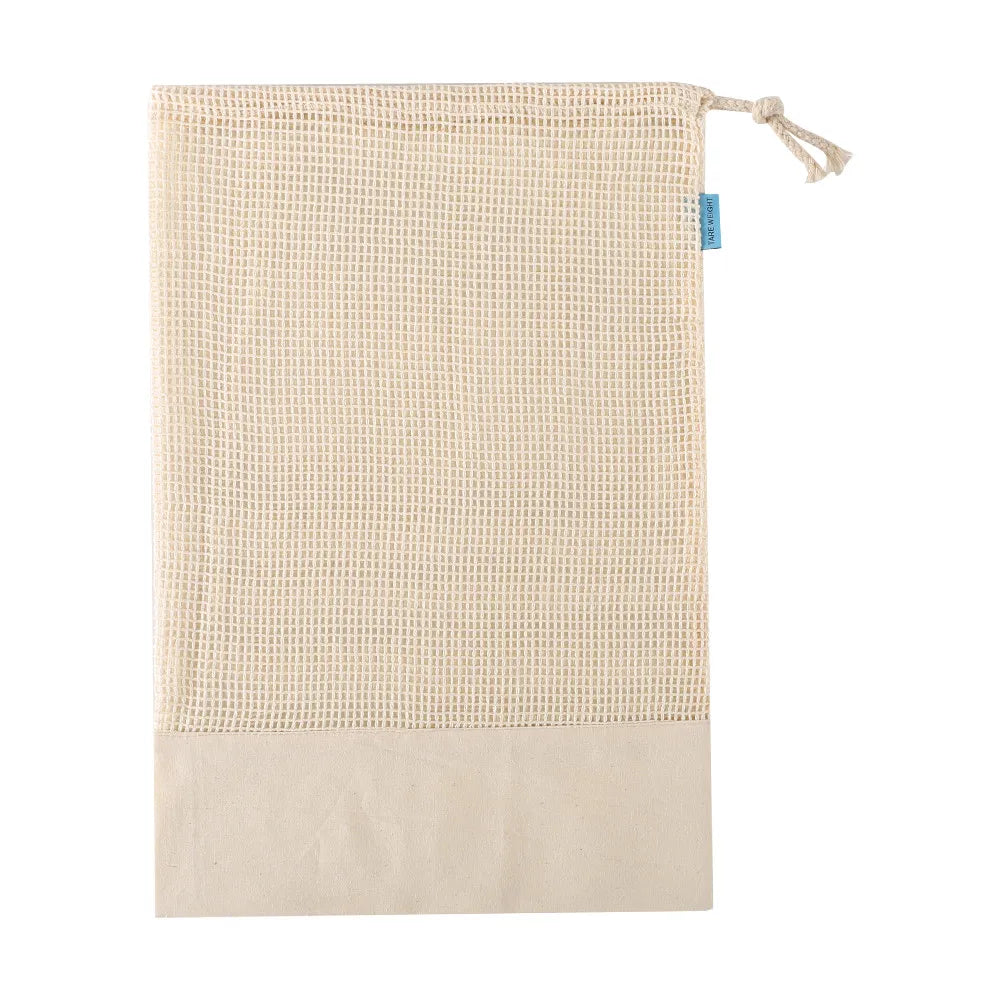 Reusable Cotton Produce Bags – Washable Eco Net Bags Brownstick