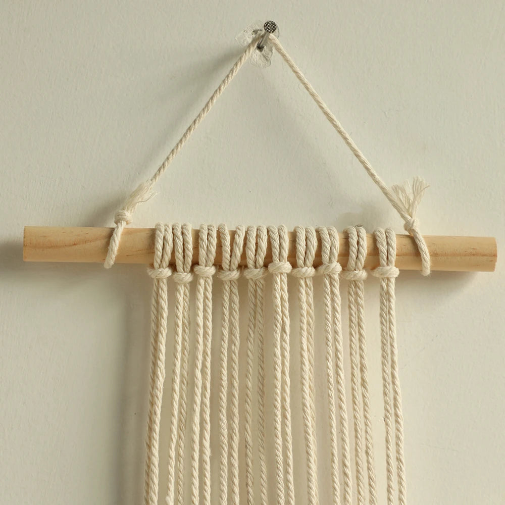 Brown Round Macrame Wall Hanging – Handmade Boho Wall Art Brownstick