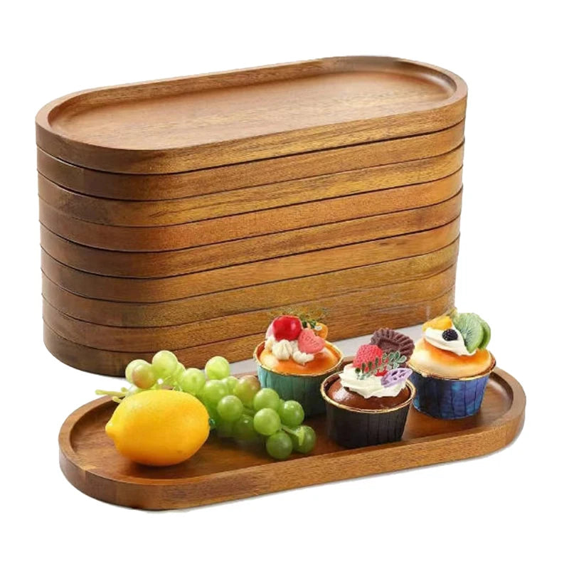 Solid Wood Japanese Tray Brownstick
