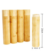 Bamboo Toothbrush Travel Tube Brownstick