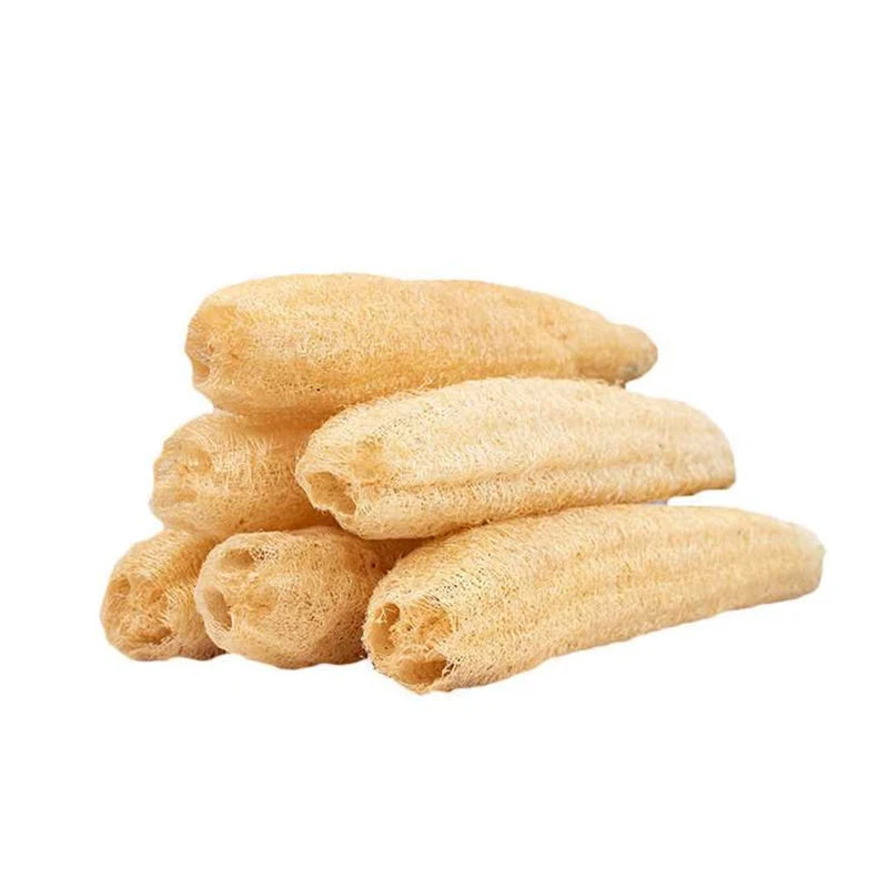Natural Loofah Sponge – Eco-Friendly Kitchen Scrubber Brownstick