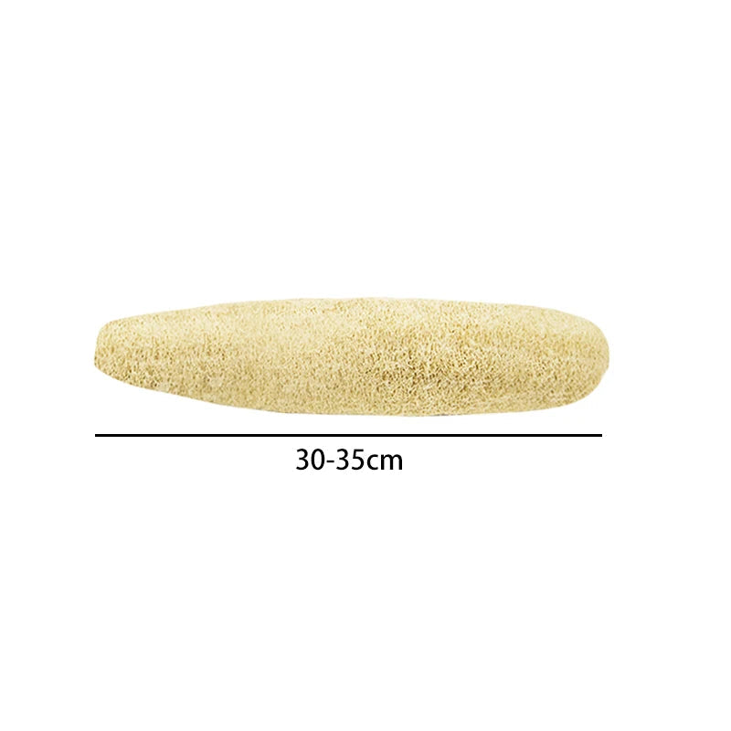 Natural Loofah Sponge – Eco-Friendly Kitchen Scrubber Brownstick